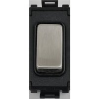 Flatplate Grid Black Nickel 2way Retractable switch black|LV0701.1050