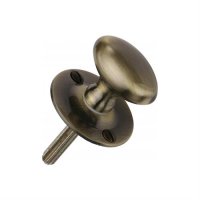 BT5-AT - Heritage Brass Oval Thumbturn W/O Bolt Antique Brass Finish
