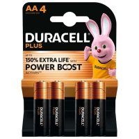 DURACELL PLUS 150% POWER BOOST BATTERY SIZE AA CARD 4