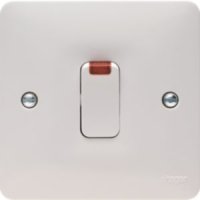 Hager Sollysta 20A DP Switch + Neon White WMDP84N
