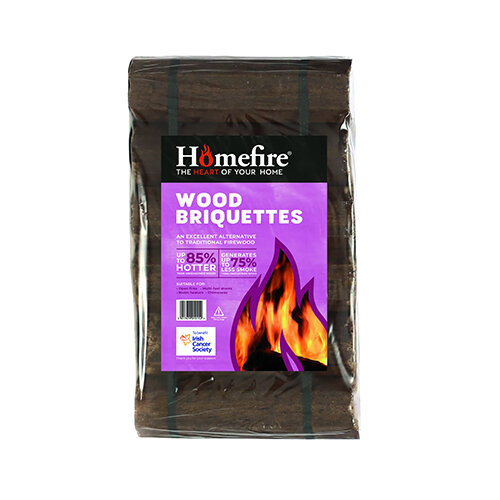 Buy Homefire Wood Briquettes - 10kg online - Tadhg O'Connor Ltd.