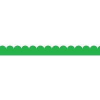 Scalloped Trimmer - "Vibrance" Green (12m)