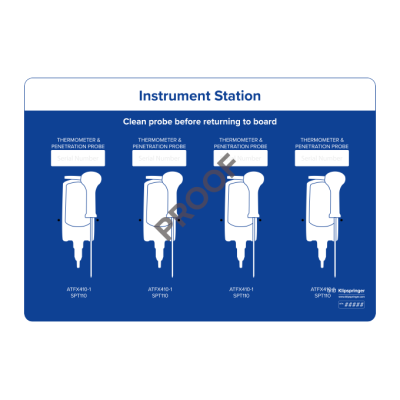 Instrument station for 4x instruments