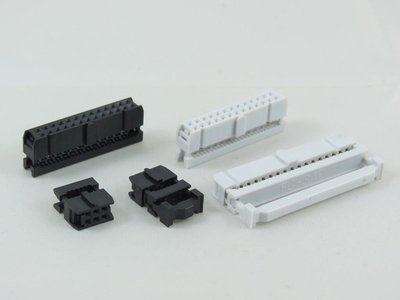 2.54mm pitch 18 way IDC Socket for Flat Ribbon Cable  6 to 64 Contacts available