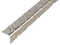 Alberts Angle Checker Plate Aluminium 36x36mm 1 Metre 468866