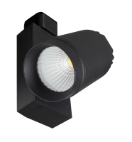 TREK 12W LED track spot, IP20, Black, 4000K