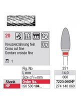 Edenta Fine Cross-Cut TC Cutters 77 / 014 - DMI Dental Supplies Ireland - Next Day Delivery