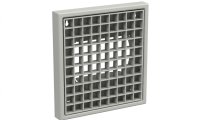 Manrose R41052 Multi-fit White Egg Crate Grille - Poly Bag