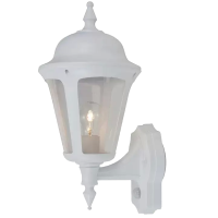 Ansell Latina E27 Wall Lantern PIR White