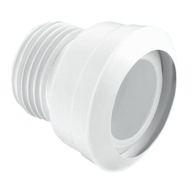 Mcalpine Macfit WC Connector Straight 3 1/2 90mm Outlet