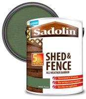 SADOLIN SHED & FENCE PROTECTION GREEN FOREST 5LTR
