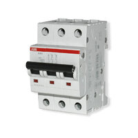 2CDS253001R0404 ABB S203C40 Triple-Pole MCB C40A 6KA