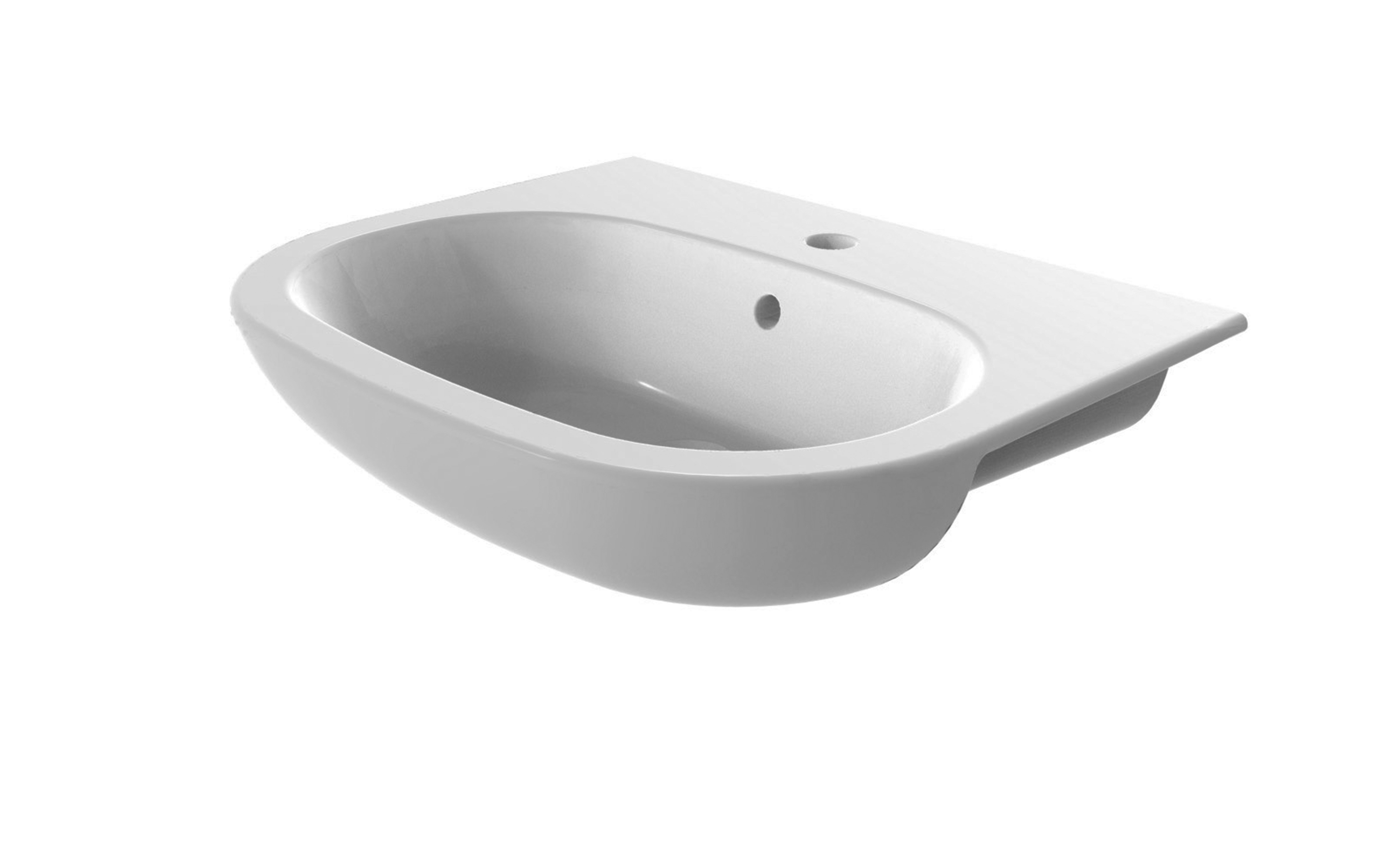 Tucker French Henley 560mm Semi Countertop Basin One Taphole