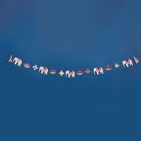 Diwali Tissue Tassel Card Garland 2.5m