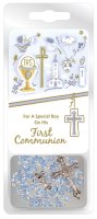 Communion Rosary/Acrylic/Blue   (C6088/BLUE)