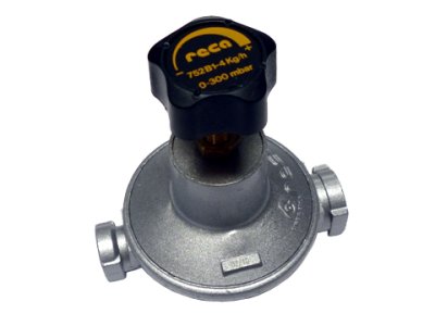 Drukregelaar 1-traps 0-300mbar Q :4kg/u 1/4FF