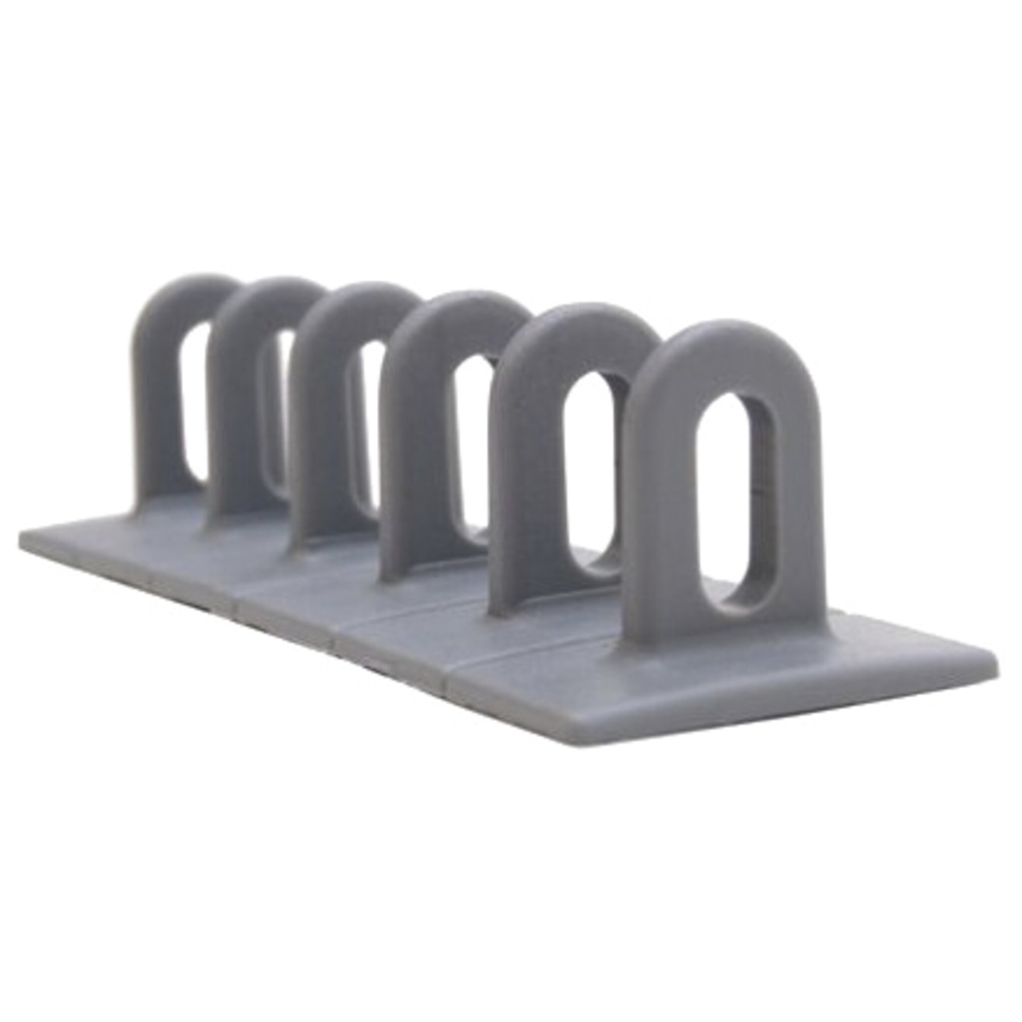 SET OF 3 GREY FLAT PLASTIC MULTIPADS SIZE 6X50X156MM