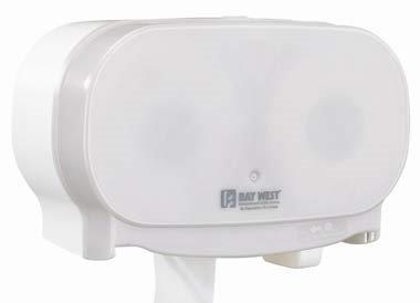 BAY WEST SIDE BY SIDE DISPENSER WHITE