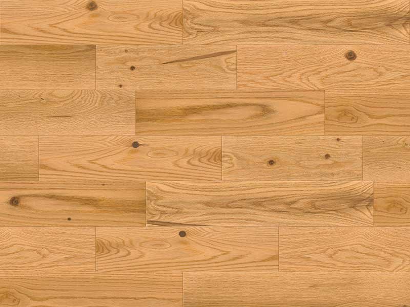 Solid Canadian Red Oak Natural Varnished 107 x 19mm x RL 1.86 SQM - Price Per Sq. Yard.