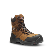 V12 Rocky Water Proof Zip Side Lace Up Brown