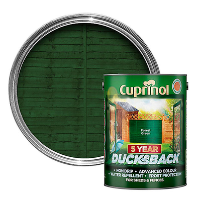 Cuprinol 5 Year Ducksback Forest Green - 5 Litre