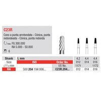 Edenta TC Bur Ra Round End Tapered Fissure Pack 5 Size 5/016 available with Next day Delivery from DMI