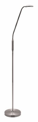 Mercator Dylan LED Task Floor Lamp Brushed Chrome