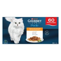 Gourmet 12620386 Perle Cat Pouch Chefs Collection in Gravy 60x85gm 