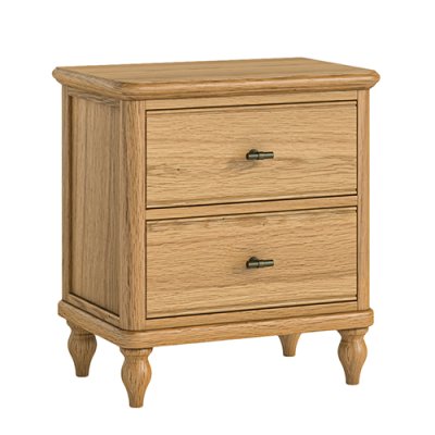 Rome Wide 2-Drawer Bedside Locker