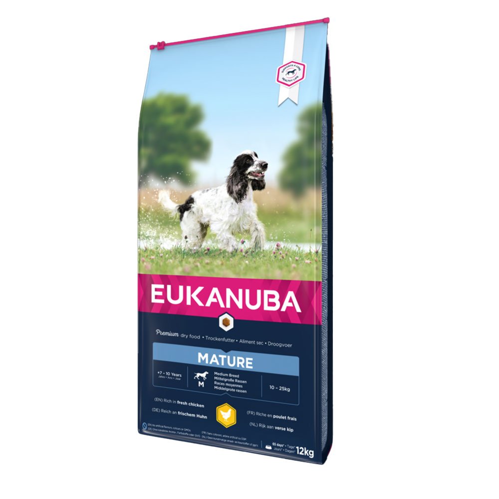 Eukanuba Mature Chicken Medium Breed 12kg