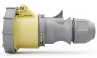 EBASEE CEE IP67 32A Socket Female Coupler 3x32A 110V Yellow