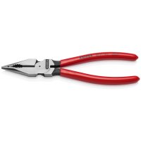 Knipex Needle-Nose Combination Pliers Plastic Coated Black Atramentized 185mm 08 21 185