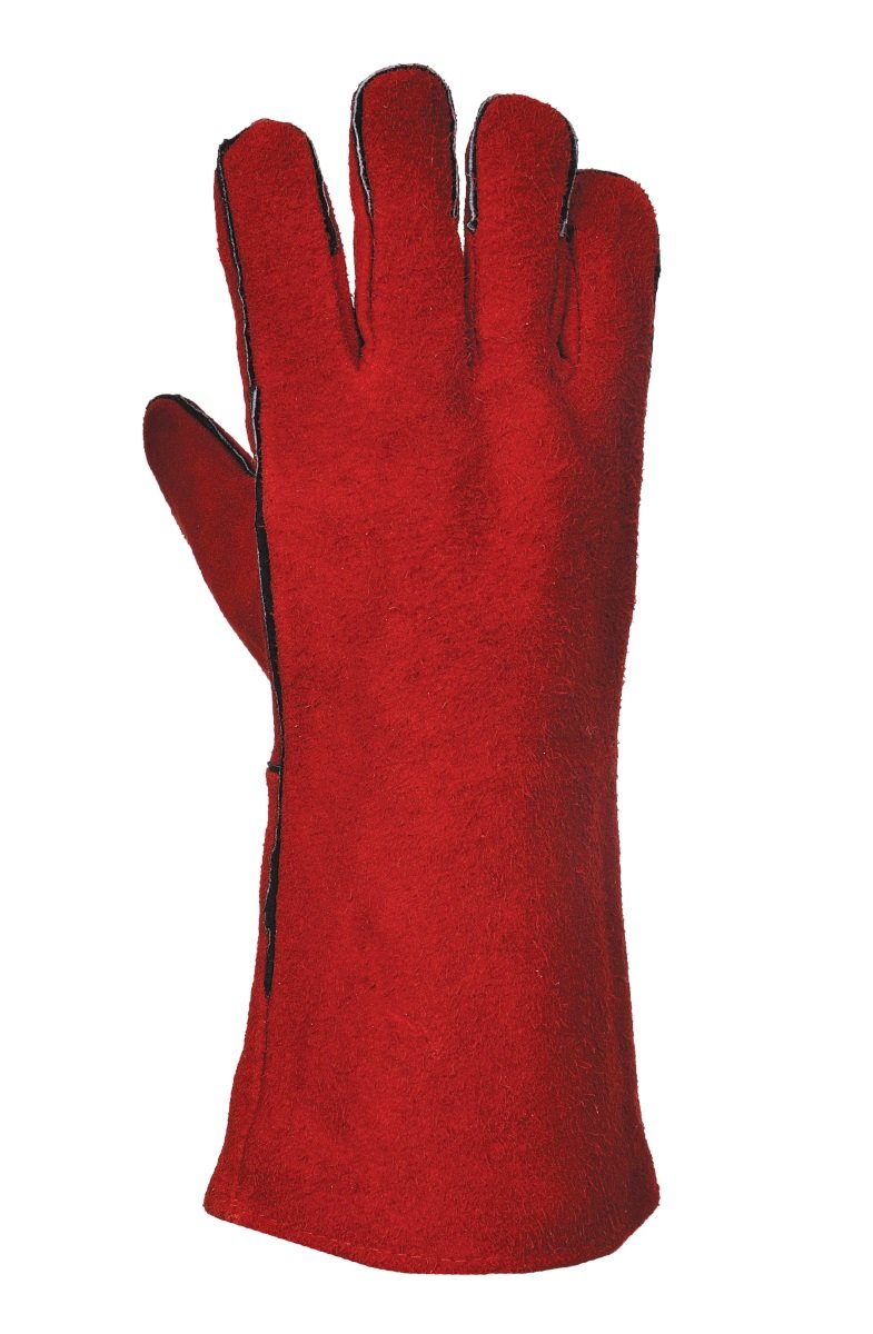 Welders Gauntlet Glove - Red XL