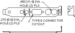Computer Brackets PCI  Video Cards