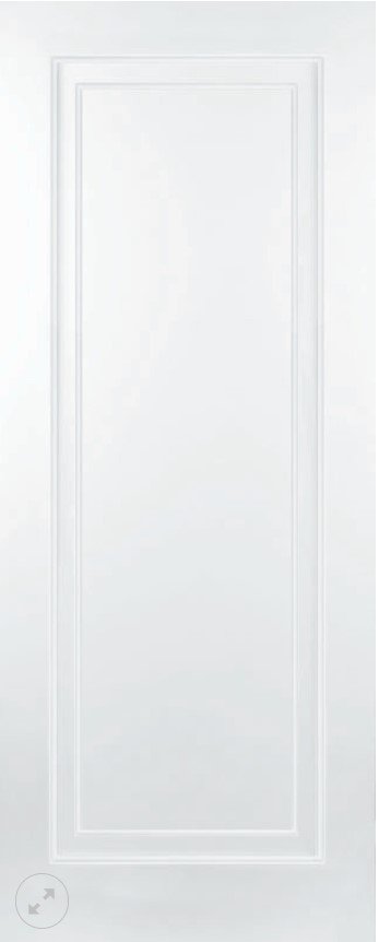 Primed Woodford 1 Panel Stepped