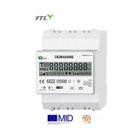 YTL 100A 4 Mod 3 Phase MODBUS kWh Meter DEM4A00B