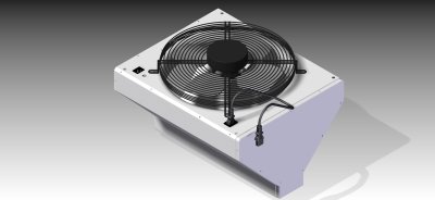 Luchtgordijn SCM module 1900m3/h 230V