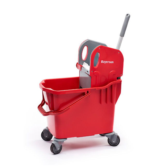 Kentucky mop bucket and wringer 25 ltr, red Klipspringer