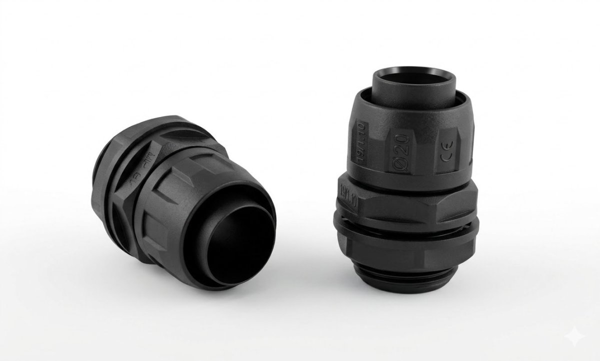 MEGPRO 32mm Gland for Spiral PVC Conduit MEGPROGND32