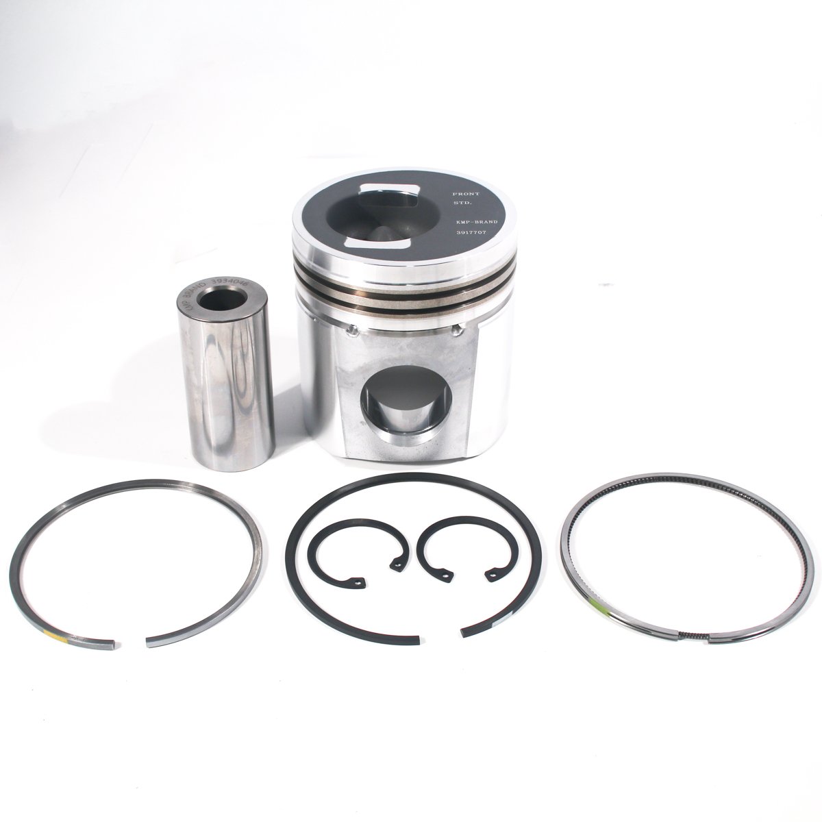 PISTON, CLIPS, PIN & RINGS