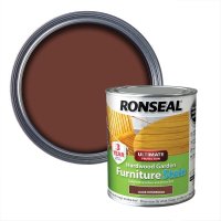 Ronseal Ultimate Protection Hardwood Garden Furniture Stain Dark Rosewood Tin & Swatch