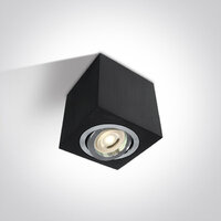 ONE Light Square GU10 Adjustable Square Surface Spot with Trim