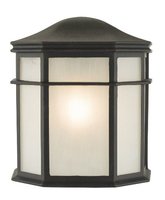 Dulbecco Wall Light IP44, Black And Acrylic  | LV1802.0158