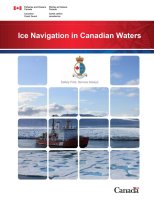 Ice Navigation in Canadian Waters