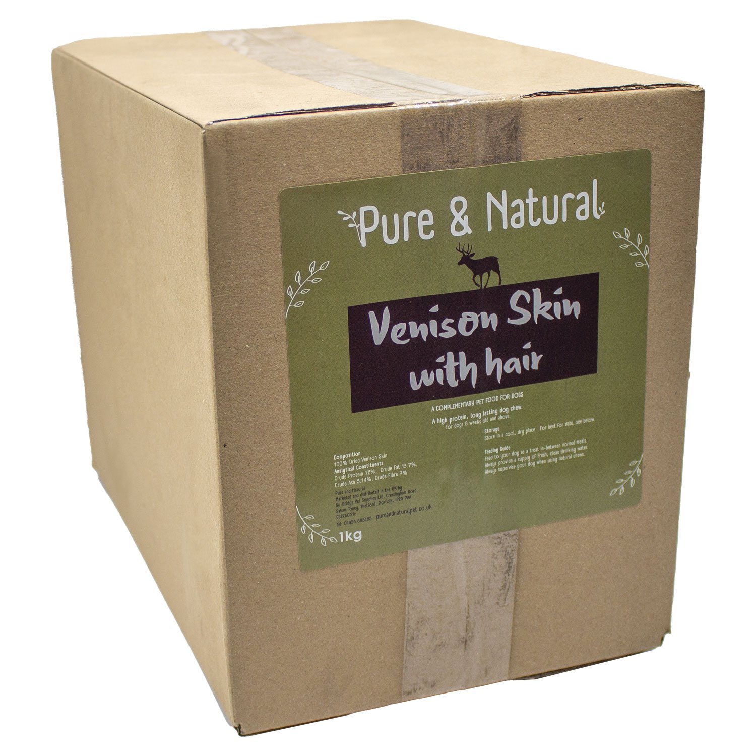 Pure & Natural Venison Skin with Hair