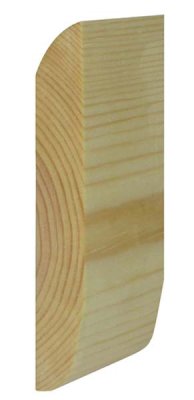 Reversible Skirting Board Chamfered/Bullnose 19x100mm x 4.2m (FIN 14.5x94mm)