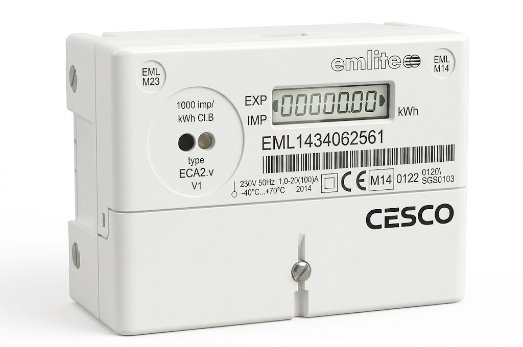 Emlite PJ-CM100LCD 100A Single Phase KWH Meter