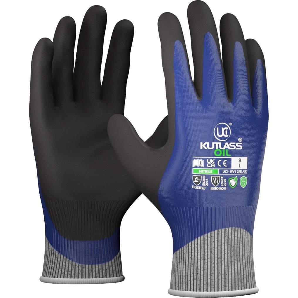 KUTLASS OIL PREMIUM DUAL COATED NITRILE- ISO CUT LEVEL D