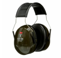 3M&trade; PELTOR&trade; Optime&trade; II Headband Format Earmuff H520A, Green, Class 5 SLC80 32dB, 10 ea/Case