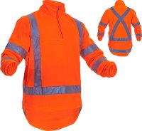 Hi-Vis TTMC X-Back Polar Fleece 1/2 Zip Tunic